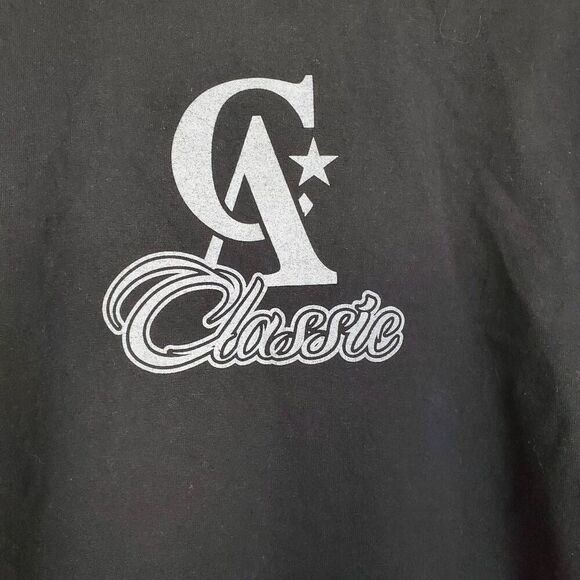 Pro Club Los Angeles Dodgers Men’s L Heavyweight Tee Black/Grey - Picture 7 of 8